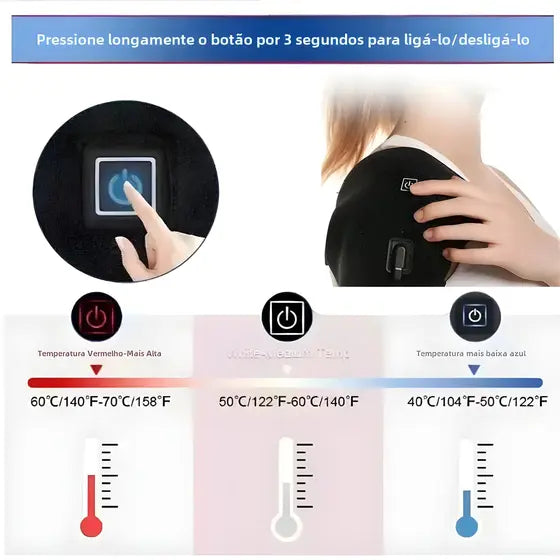 FLEXFIT BAND - FAJA ORTOPEDICA CON VIBRACIÓN TÉRMICA ULTRA RELAJANTE